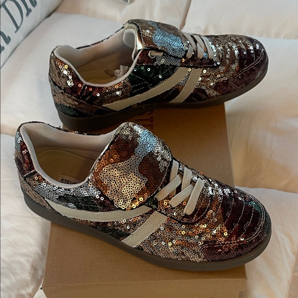 Steve Madden Multicolor Sequin Sneakers - Picture 2 of 16